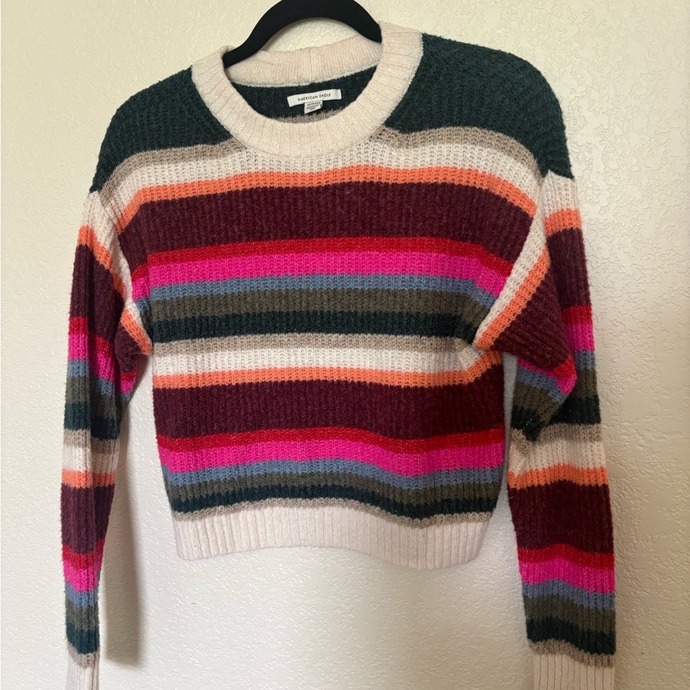American Eagle Outfitters Colorful Striped Sweater